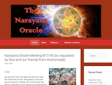 Tablet Screenshot of narayanaoracle.com